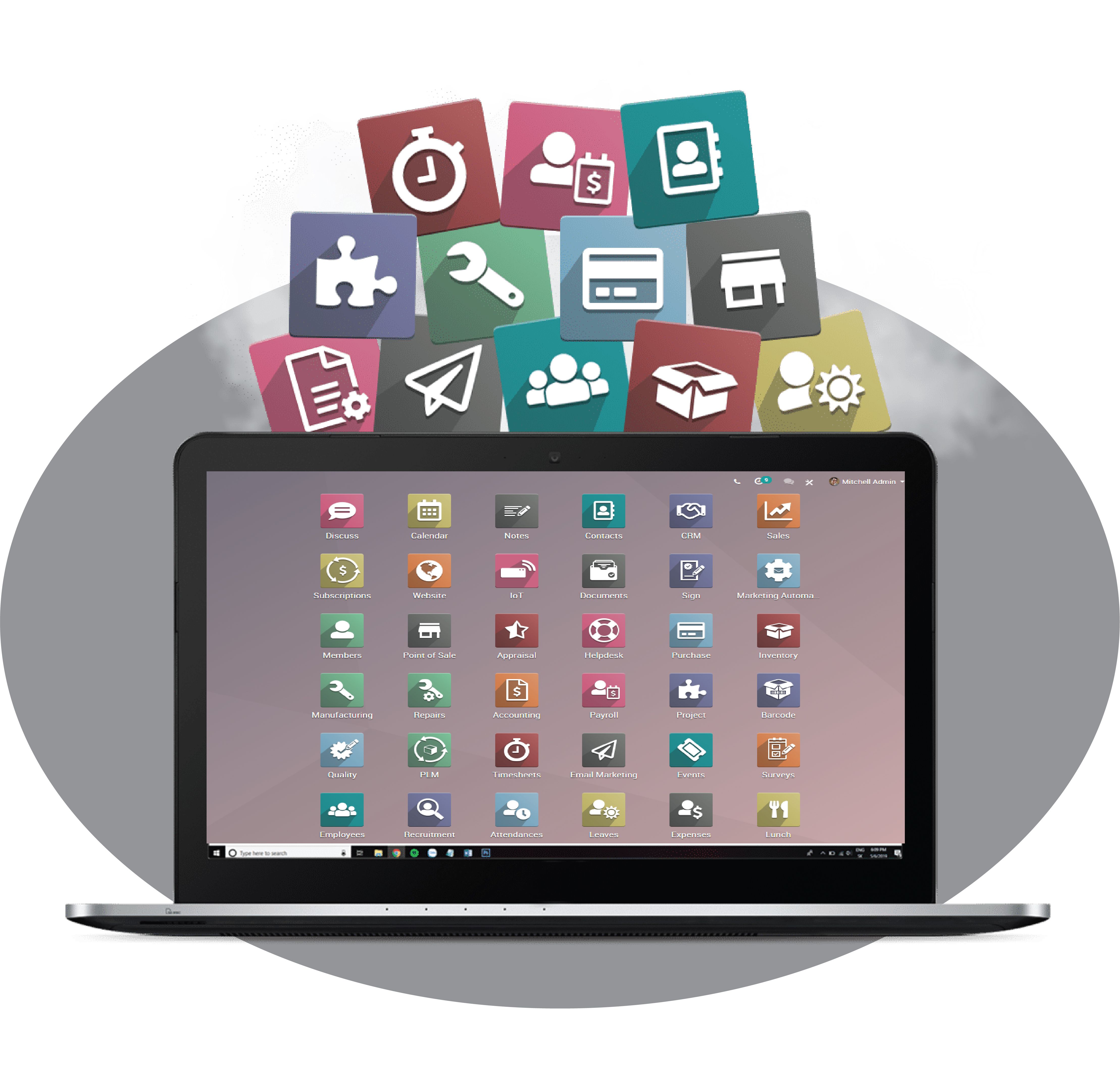 Odoo • Text and Image